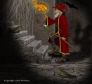 Rincewind exploring by Laila Norman